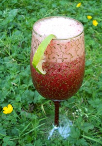Virgin Cherry Lime Bellini