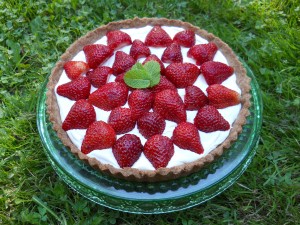 Strawberry Almond Tart