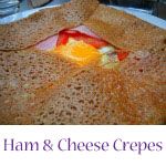 Ham and Cheese Crepe