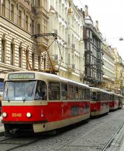 tram in Prague