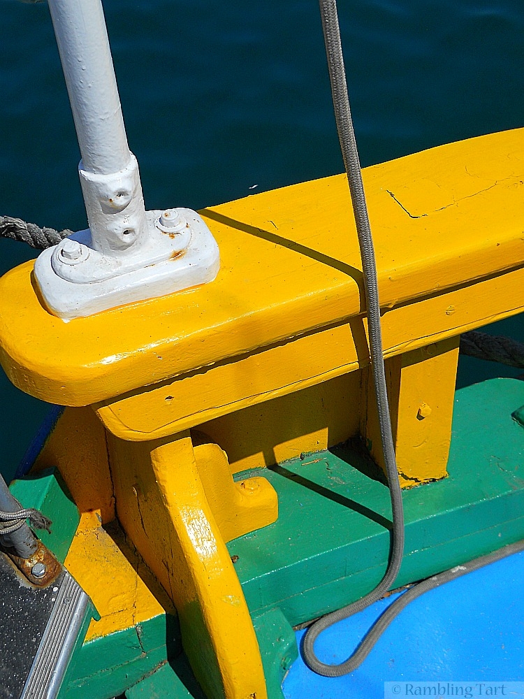 Yellow fishing boat