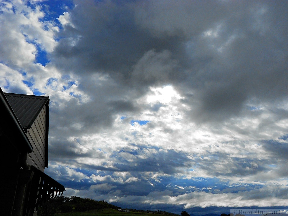 Australian stormy sky