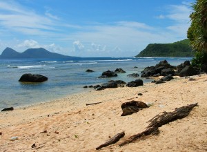 white sand beach