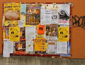 Bologna bulletin board