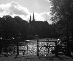 Amsterdam in black and white