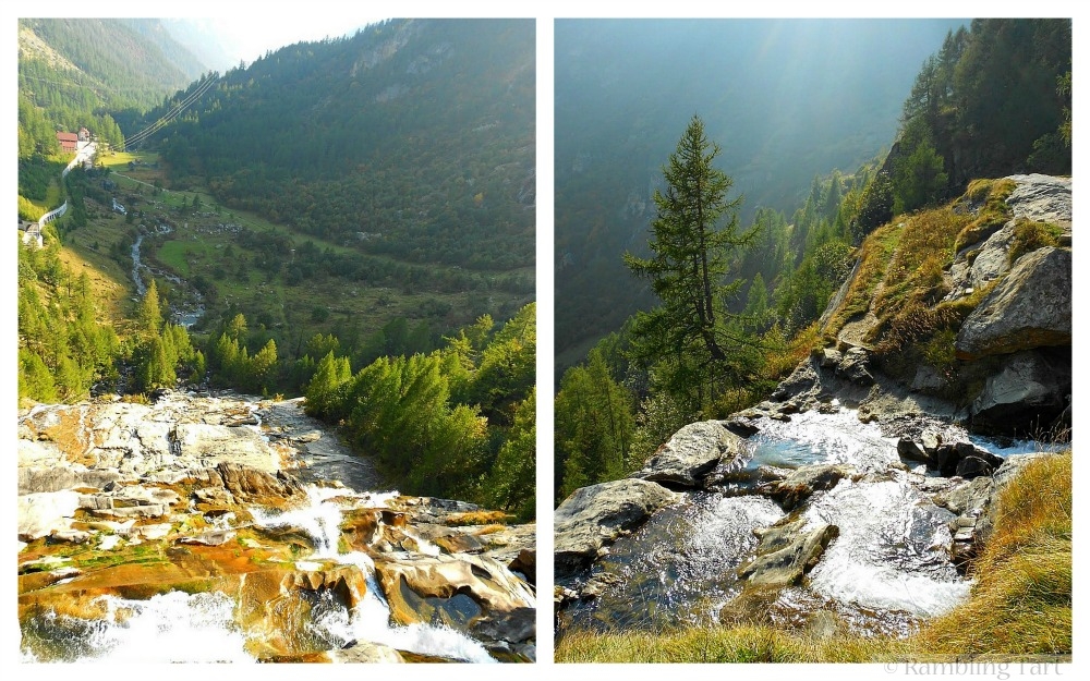 Alpine waterfall
