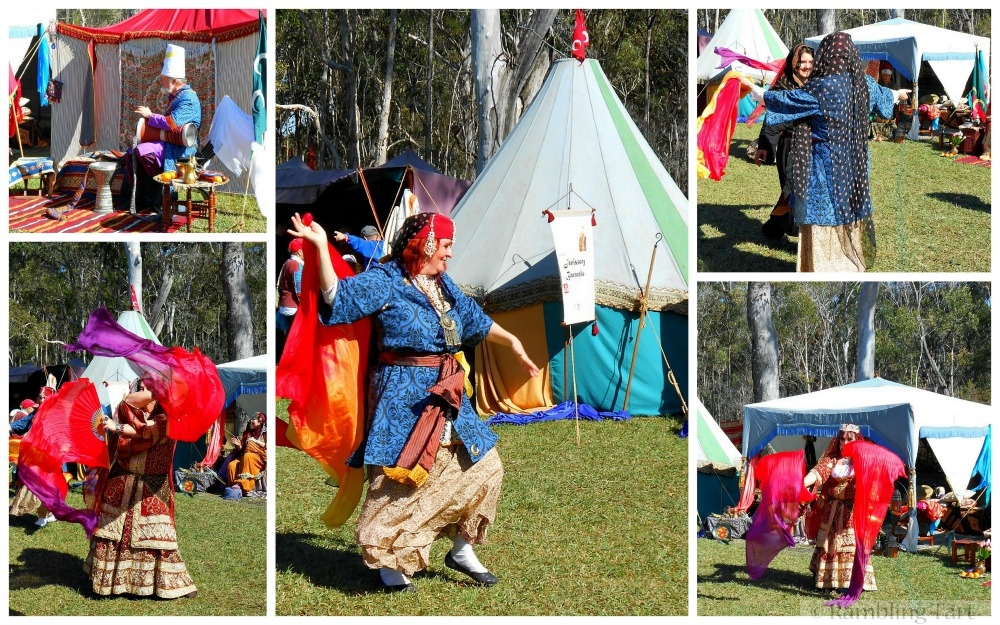 medieval Syrian dancers