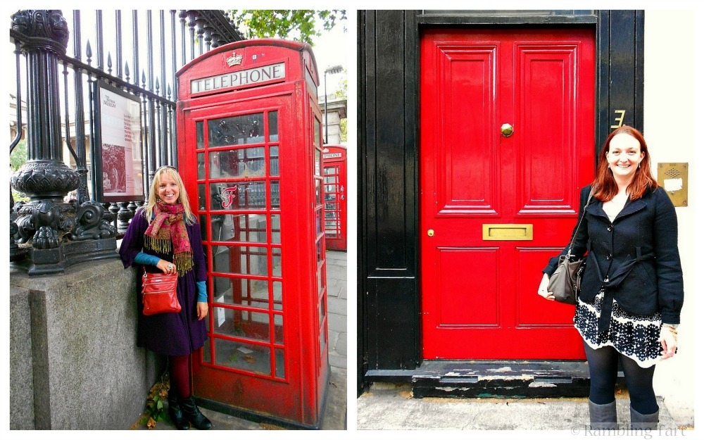 red London phone booth