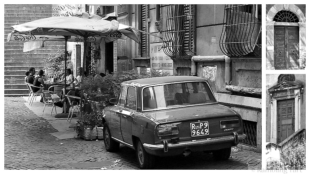 old car in Rome
