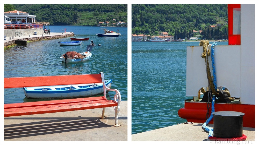 waiting for a Montenegro ferry