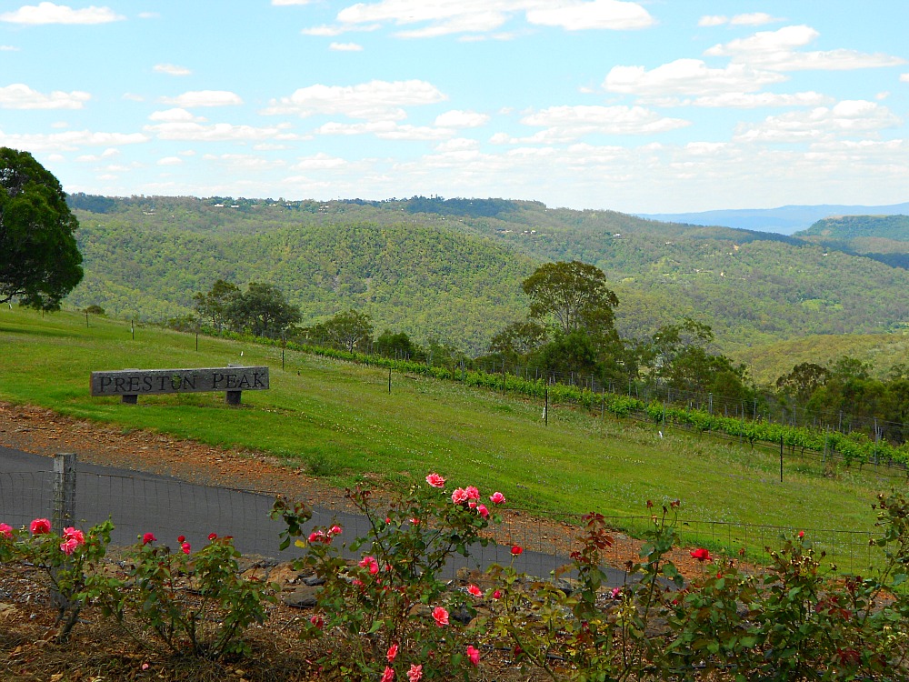 Preston Peak Winery drive