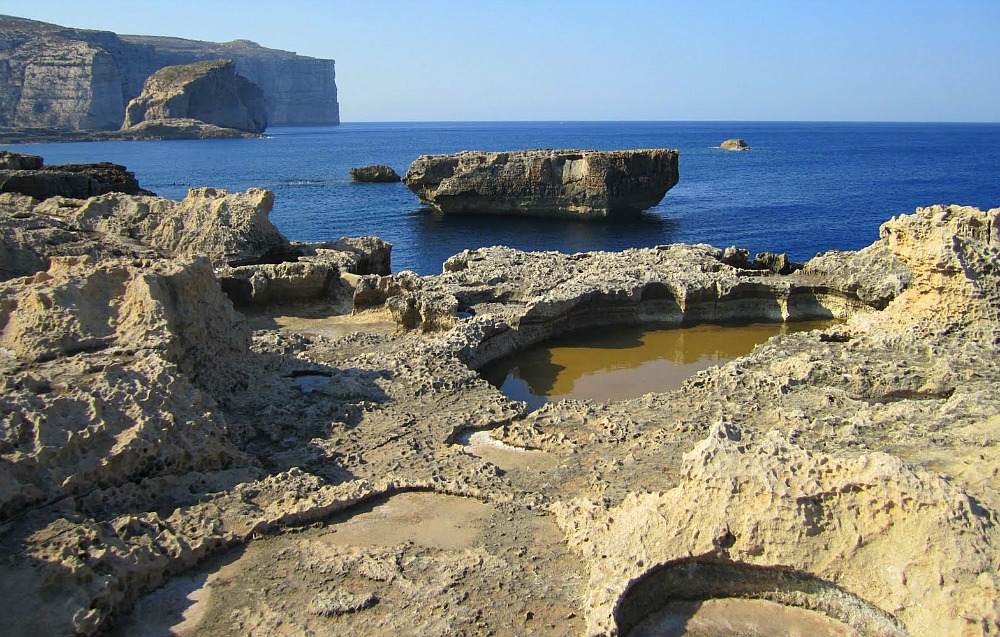 tidepools on Gozo
