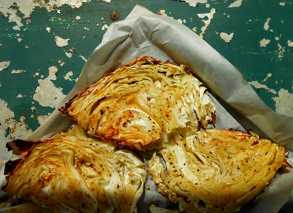 roasted cabbage steaks