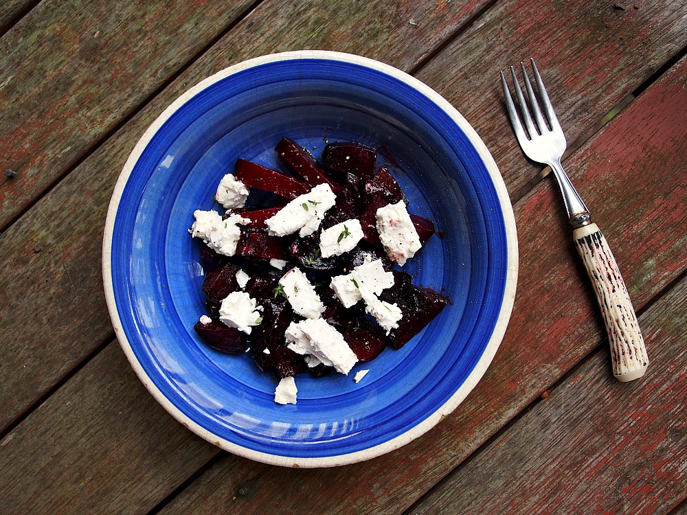 roasted beetroot salad