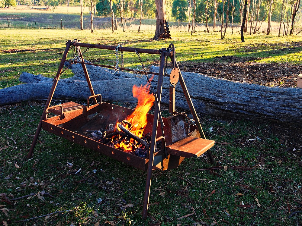 medieval campfire