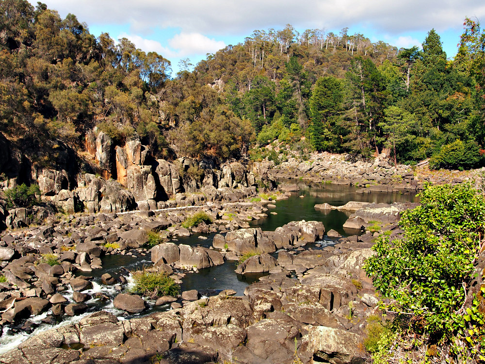 river at Cataract Gorge