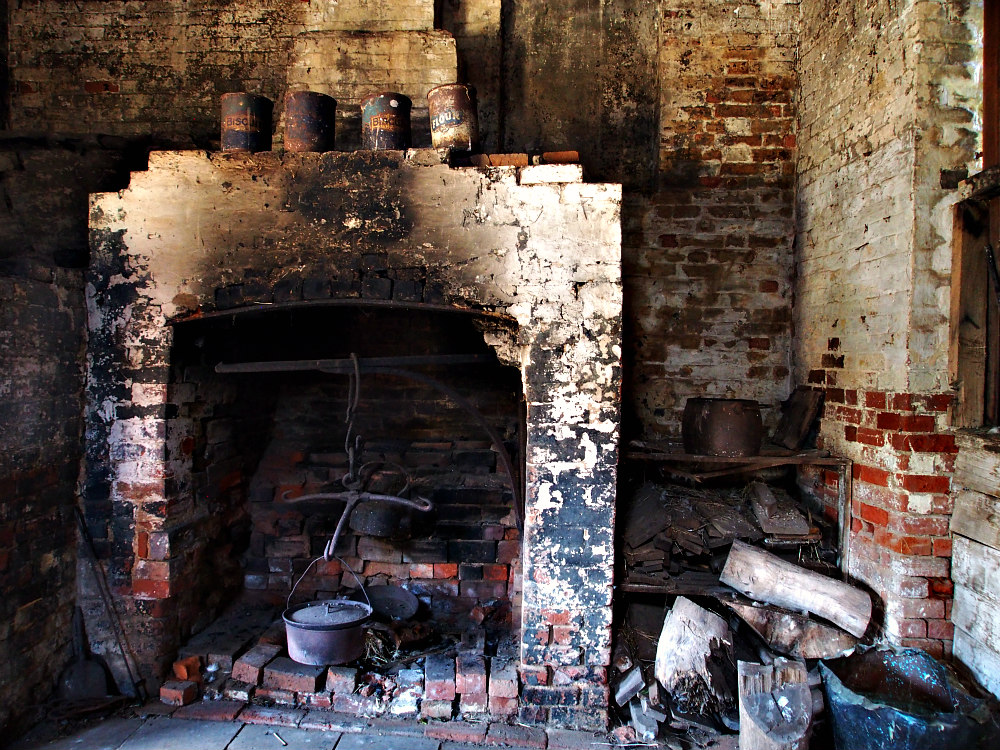 Brickendon convict fireplace