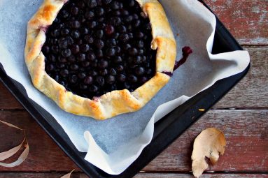 blueberry galette